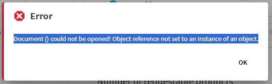 Web Manager Error
